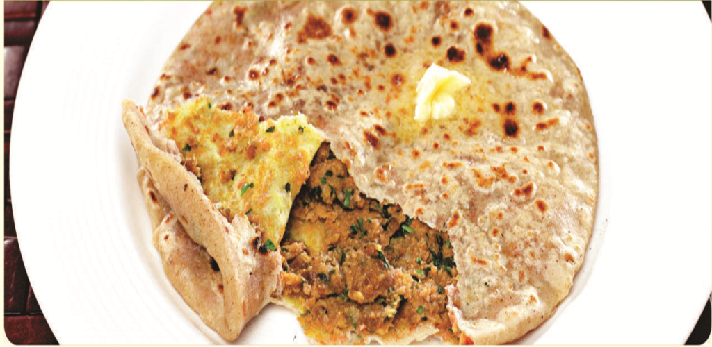 soya vegget paratha