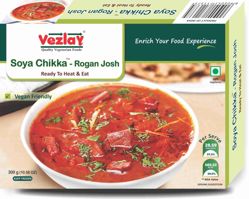Buy Vegan Friendly Vezlay Soya Chikka Rogan Josh