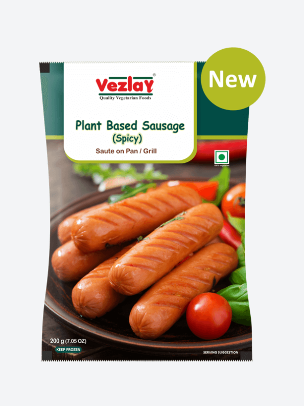 Buy Vezlay Plant-Based Sausages Spicy
