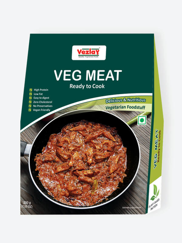 Vezlay Veg meat is best food products for health and taste.
