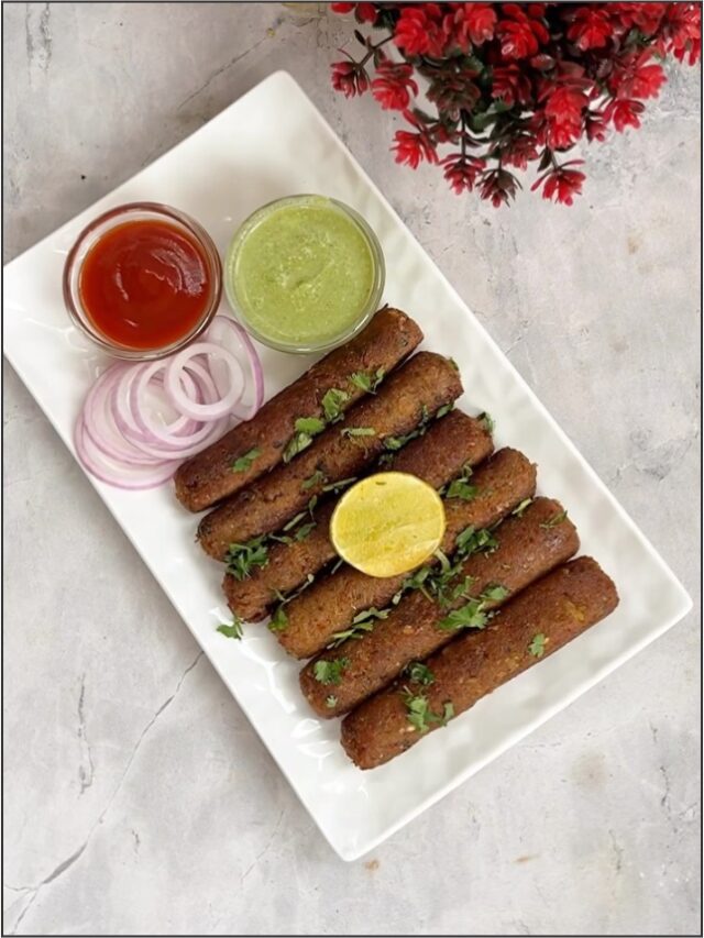 Soya Seekh Kabab taste like chicken Seekh Kabab | Seekh Kabab Recipe