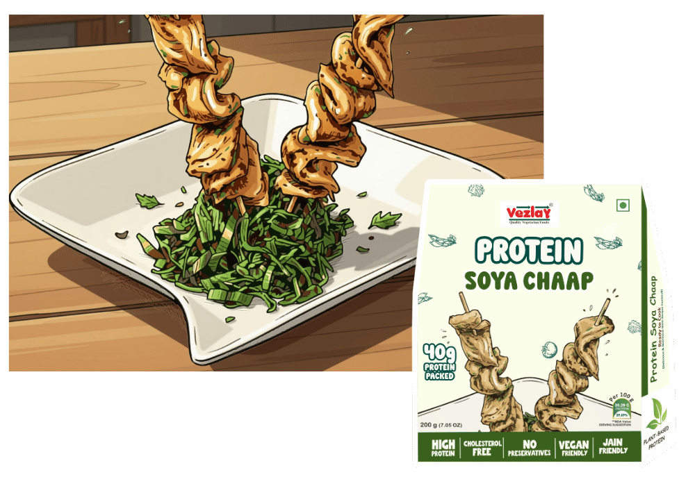 Vezlay Protein Soya Chaap